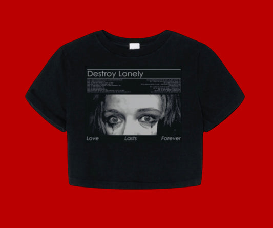 Destroy Lonely Cropped T-Shirt